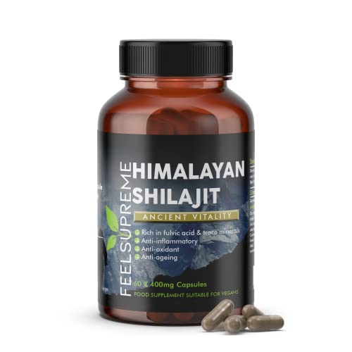 Himalayan Shilajit Capsules - Trace Minerals, 60 Capsules, 2 Months - Sports Nutrition at MySupplementShop by Feel Supreme