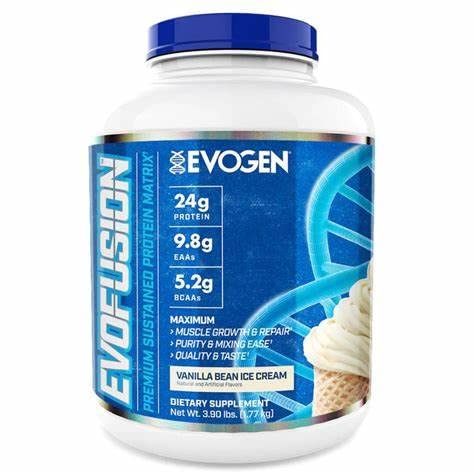 Evogen Evofusion, Vanilla Bean Ice Cream - 1820 grams - Protein at MySupplementShop by Evogen