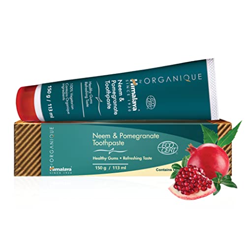 Himalaya Neem and Pomegranate Organic Toothpaste - 150g - Health and Wellbeing at MySupplementShop by Himalaya