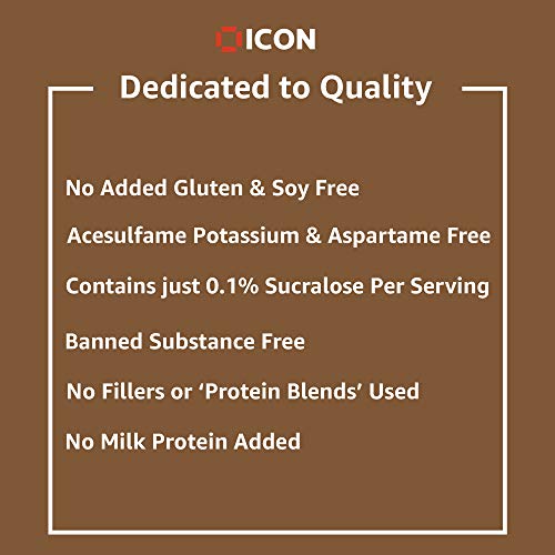 ICON Nutrition Whey Protein Powder 2.27kg 71 Servings - Molten Chocolate - Sports Nutrition at MySupplementShop by ICON Nutrition