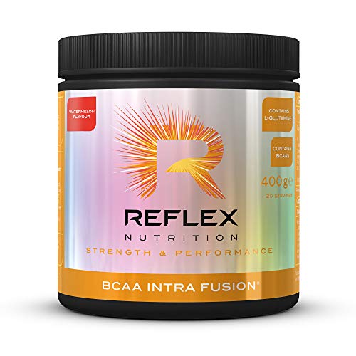 Reflex Nutrition BCAA Intra Fusion Intra Workout 10g BCAA's per serving 5g L-Glutamine Vitamin B6 (Watermelon) (400g) - Default Title - Amino Acids and BCAAs at MySupplementShop by Reflex Nutrition