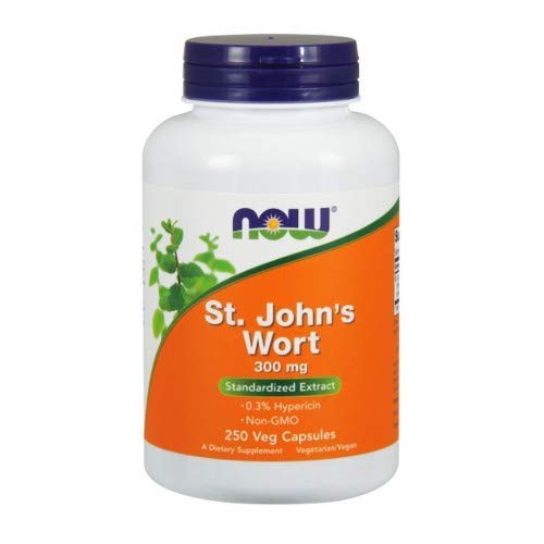 NOW Foods St. John's Wort, 300mg - 250 vcaps - Health and Wellbeing at MySupplementShop by NOW Foods