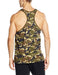 Golds Gym Stringer Joe Premium Vest Camo Green - Apparell at MySupplementShop by Golds Gym