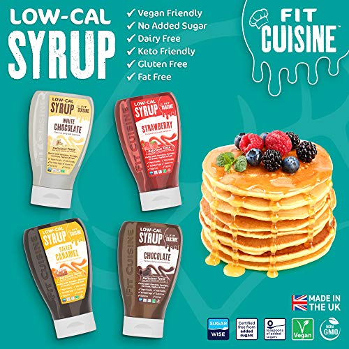 Applied Nutrition Fit Cuisine Low-Cal Syrup Salted Caramel 425ml - Health Foods at MySupplementShop by Fit Cuisine