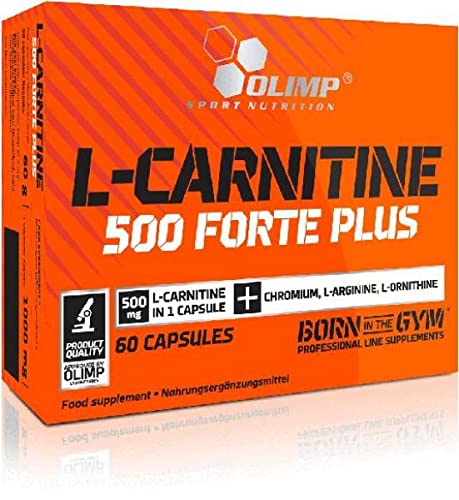 Olimp Nutrition L-Carnitine 500 Forte Plus - 60 caps - Carnitine at MySupplementShop by Olimp Nutrition