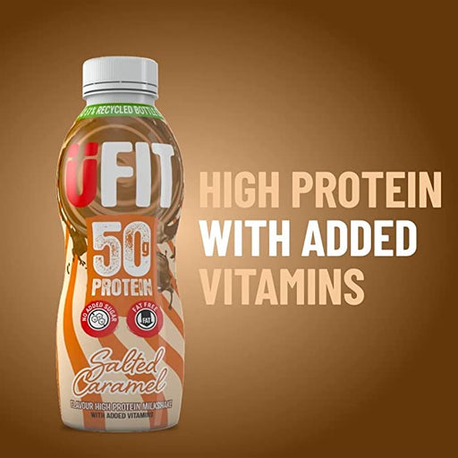 UFIT 50G High Protein Shake Drink 8x500ml - Ready to Drink Protein Shake at MySupplementShop by UFIT