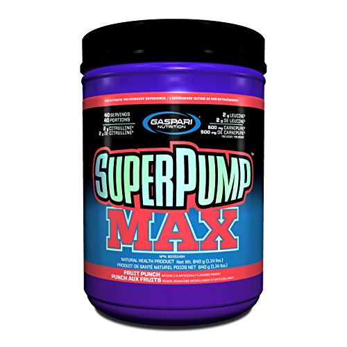 Gaspari Nutrition SuperPump Max 640g Fruit Punch - Nitric Oxide Boosters at MySupplementShop by Gaspari Nutrition