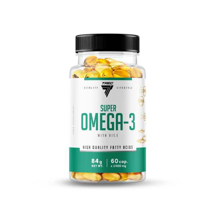 Trec Nutrition Super Omega-3 - 60 caps - Omegas, EFAs, CLA, Oils at MySupplementShop by Trec Nutrition