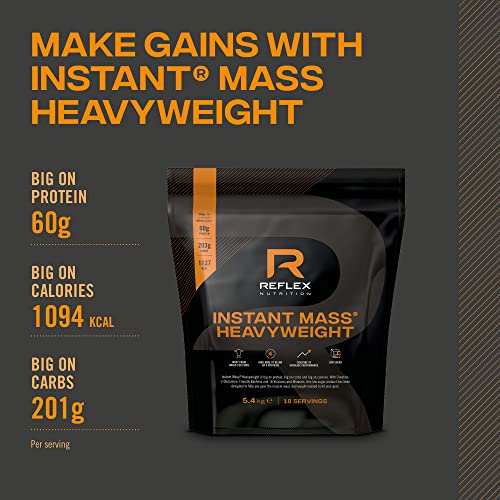 Reflex Nutrition Instant Mass Heavyweight 5.4kg Salted Caramel - Weight Gainers & Carbs at MySupplementShop by Reflex Nutrition