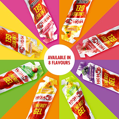 HIGH5 Energy Gel Quick Release Energy On The Go From Natural Fruit Juice (Berry 20 x 40g) - Sports Nutrition at MySupplementShop by HIGH5