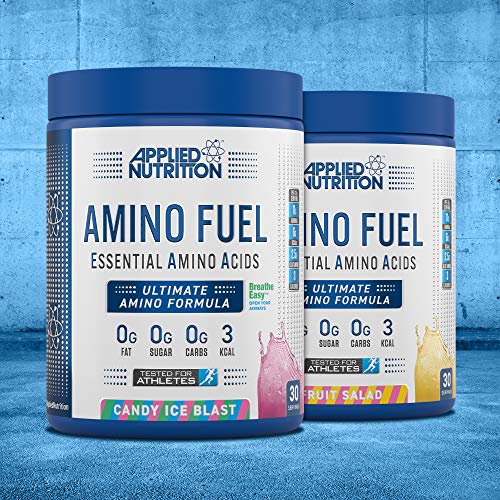 Applied Nutrition Amino Fuel - Amino Acids Supplement EAA Essential Amino Acids Powder Muscle Fuel & Recovery (390g - 30 Servings) (Fruit Burst) - Amino Acids and BCAAs at MySupplementShop by Applied Nutrition