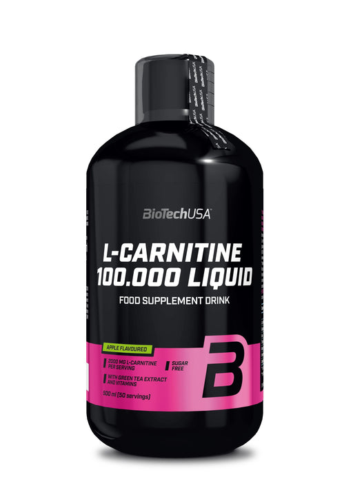 BioTechUSA L-Carnitine 100.000, Apple - 500 ml. - Amino Acids and BCAAs at MySupplementShop by BioTechUSA