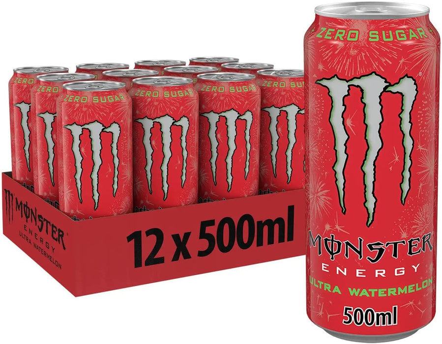 Monster Energy Ultra Cans 12 x 500ml - Energy Drinks at MySupplementShop by Monster Energy