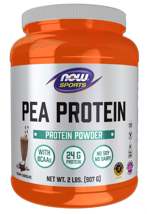 NOW Foods Pea Protein, Dutch Chocolate - 907g - Protein at MySupplementShop by NOW Foods