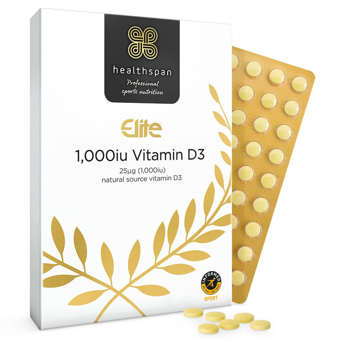 Healthspan Elite Vitamin D3, 1000IU - 120 tabs - Vitamin D at MySupplementShop by Healthspan