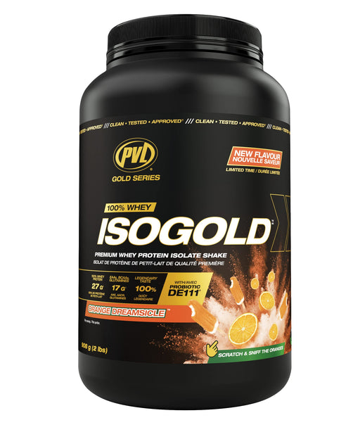 PVL Essentials Gold Series IsoGold, Orange Dreamsicle - 908g - Whey Proteins at MySupplementShop by PVL Essentials