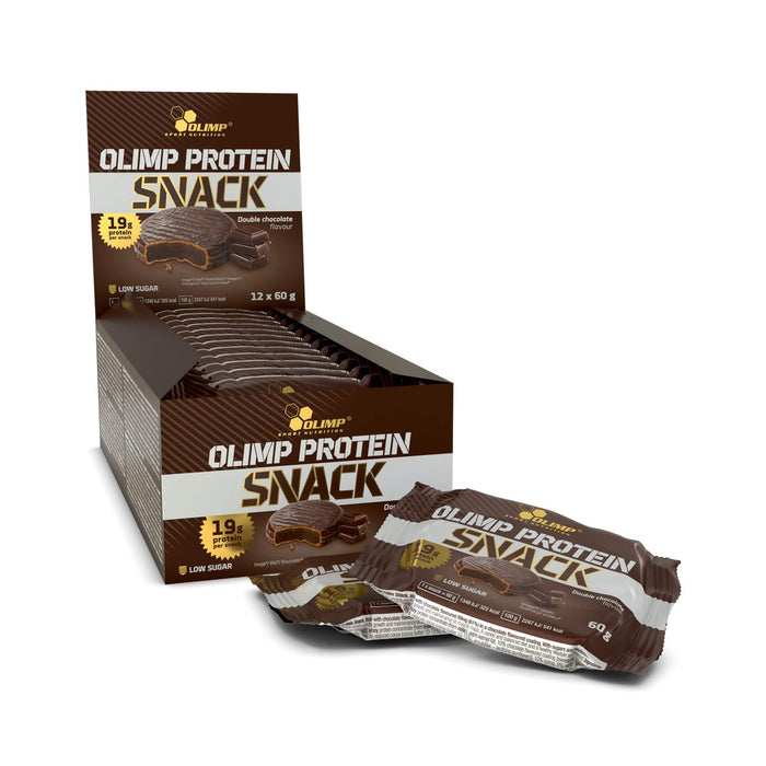 Olimp Nutrition Protein Snack, Double Chocolate - 12 x 60g - Protein Bars at MySupplementShop by Olimp Nutrition