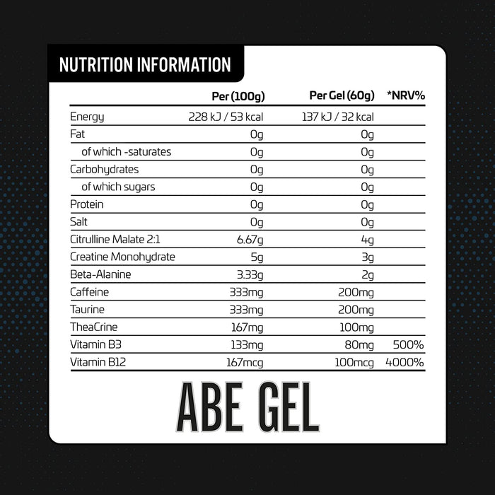 Applied Nutrition ABE Pre Workout Gel 20 x 60g - Pre & Post Workout at MySupplementShop by Applied Nutrition