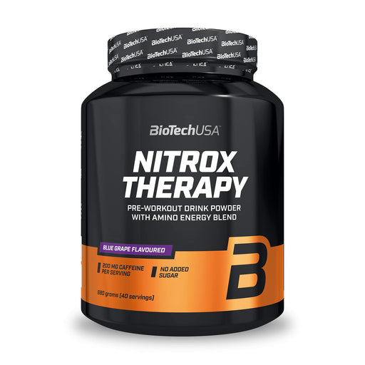 BioTechUSA Nitrox Therapy, Blue Grape - 680 grams - Nitric Oxide Boosters at MySupplementShop by BioTechUSA