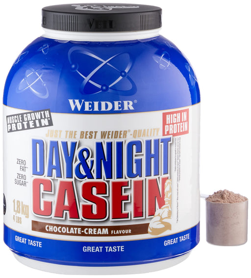 Weider Day & Night Casein, Chocolate Cream - 1800 grams - Protein at MySupplementShop by Weider