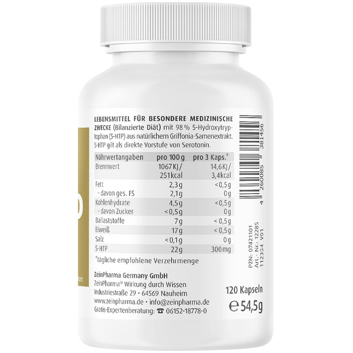 Zein Pharma Griffonia 5-HTP, 100mg - 120 caps - Combination Multivitamins & Minerals at MySupplementShop by Zein Pharma