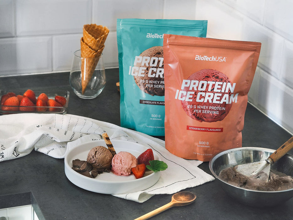 BioTechUSA Protein Ice Cream, Chocolate - 500g - Protein at MySupplementShop by BioTechUSA