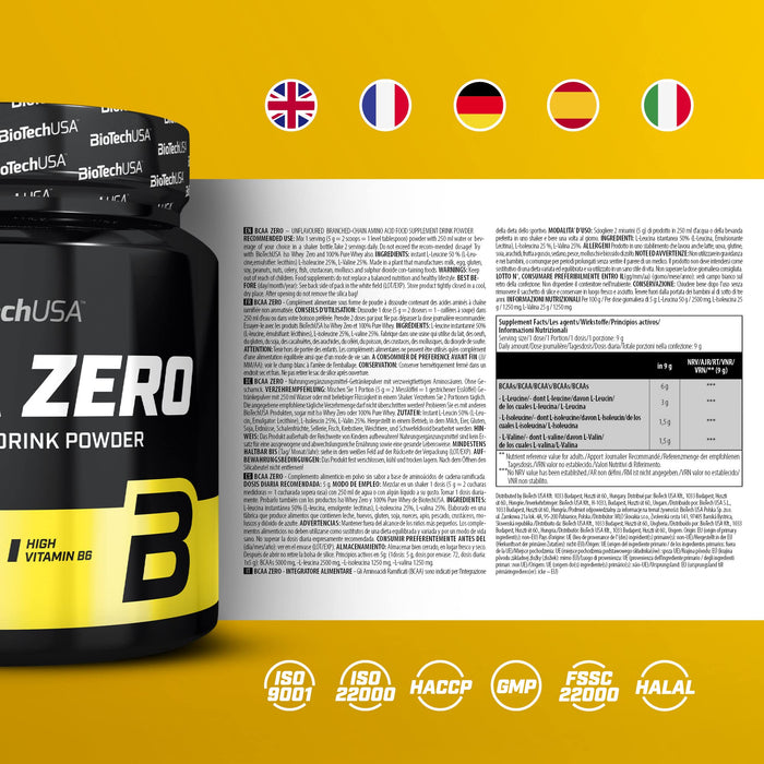 BioTechUSA BCAA Zero, Unflavoured - 360 grams - Amino Acids and BCAAs at MySupplementShop by BioTechUSA