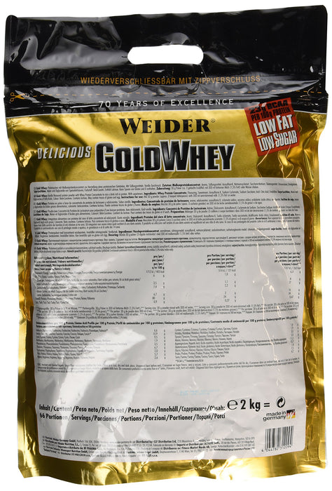 Weider Gold Whey, Vanilla Fresh - 2000 grams - Protein at MySupplementShop by Weider