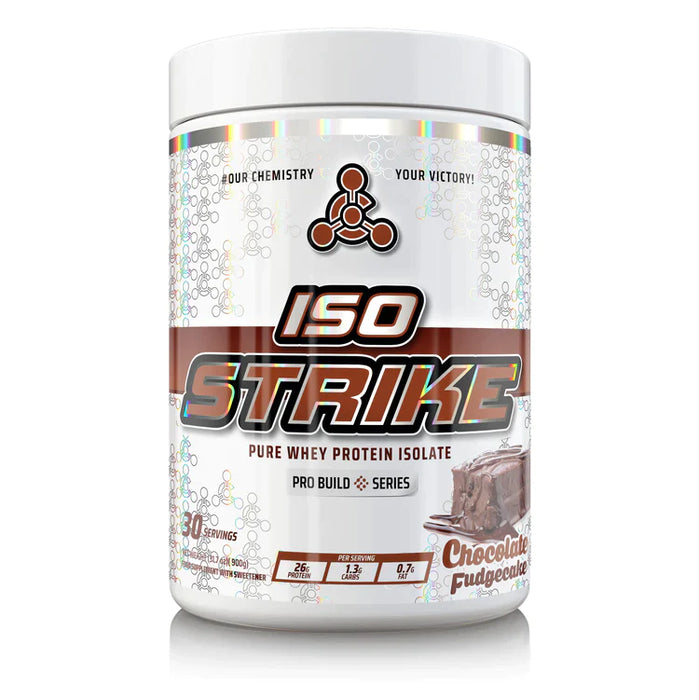 Chemical Warfare Iso- Strike Whey Isolate 900 Chocolate Fudge Cake - Health Foods at MySupplementShop by Chemical Warfare