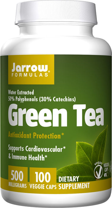 Jarrow Formulas Green Tea, 500mg - 100 vcaps - Health and Wellbeing at MySupplementShop by Jarrow Formulas