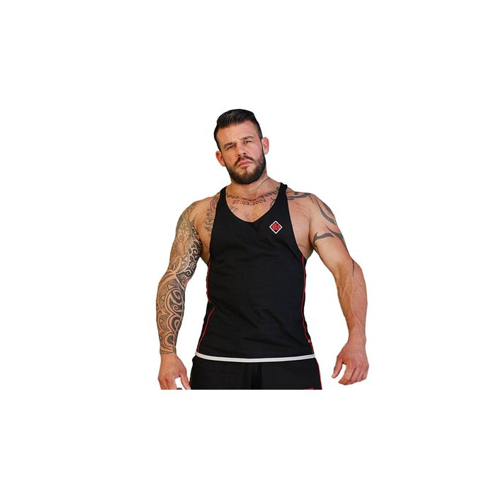 Brachial Tank Top Fresh - Black/Red - Small - Tank Top at MySupplementShop by Brachial The Lifestyle Company