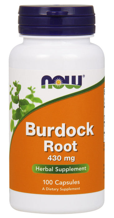 NOW Foods Burdock Root, 430mg - 100 capsules - Health and Wellbeing at MySupplementShop by NOW Foods