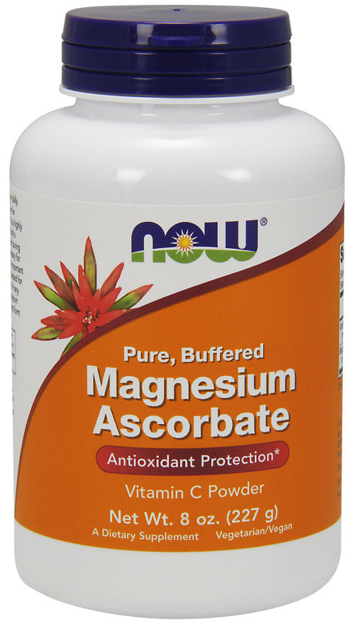 NOW Foods Magnesium Ascorbate, Pure Buffered Powder - 227g - Vegan Products at MySupplementShop by NOW Foods