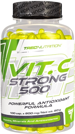 Trec Nutrition Vit. C Strong 500 - 100 caps - Vitamins & Minerals at MySupplementShop by Trec Nutrition