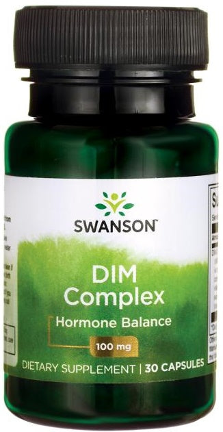 Swanson DIM Complex, 100mg - 30 caps - Health and Wellbeing at MySupplementShop by Swanson