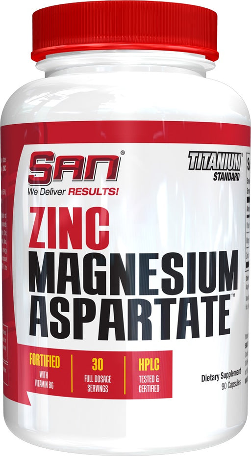 SAN Zinc Magnesium Aspartate - 90 caps - Default Title - Natural Testosterone Support at MySupplementShop by SAN