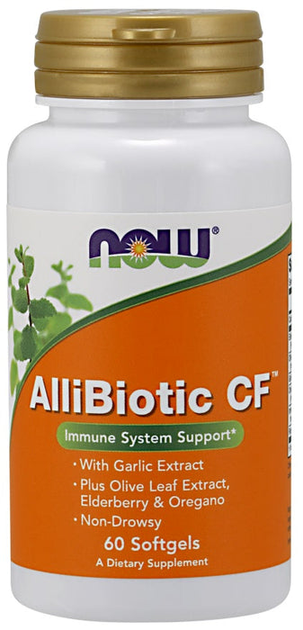 NOW Foods AlliBiotic CF - 60 softgels - Health and Wellbeing at MySupplementShop by NOW Foods