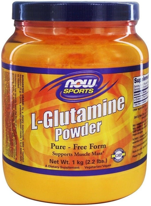 NOW Foods L-Glutamine, 5000mg (Powder) - 1000g - L-Glutamine, Glutamine at MySupplementShop by NOW Foods