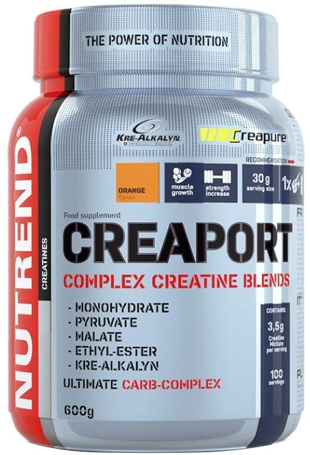 Nutrend Creaport, Orange - 600 grams - Default Title - Creatine Supplements at MySupplementShop by Nutrend