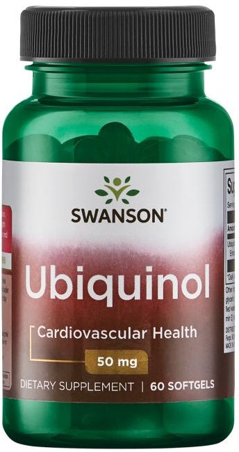 Swanson Ubiquinol, 50mg - 60 softgels - Sports Supplements at MySupplementShop by Swanson