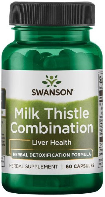 Swanson Milk Thistle Combination - 60 caps - Default Title - Health and Wellbeing at MySupplementShop by Swanson