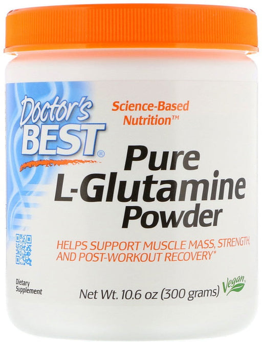 Doctor's Best L-Glutamine Powder - 300g - L-Glutamine, Glutamine at MySupplementShop by Doctor's Best