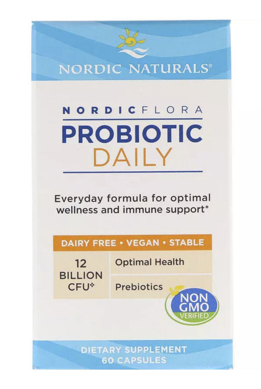 Nordic Naturals Nordic Flora Probiotic Daily  60 caps - Health and Wellbeing at MySupplementShop by Nordic Naturals