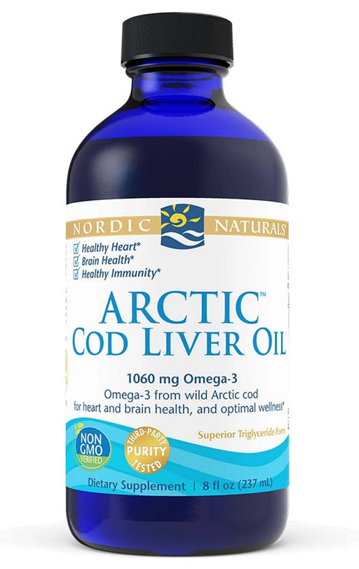 Nordic Naturals Arctic Cod Liver Oil, 1060mg Unflavored - 237 ml. - Health and Wellbeing at MySupplementShop by Nordic Naturals