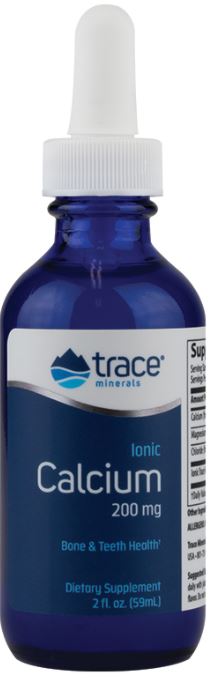 Trace Minerals Ionic Calcium, 200mg - 59 ml - Vitamins & Minerals at MySupplementShop by Trace Minerals