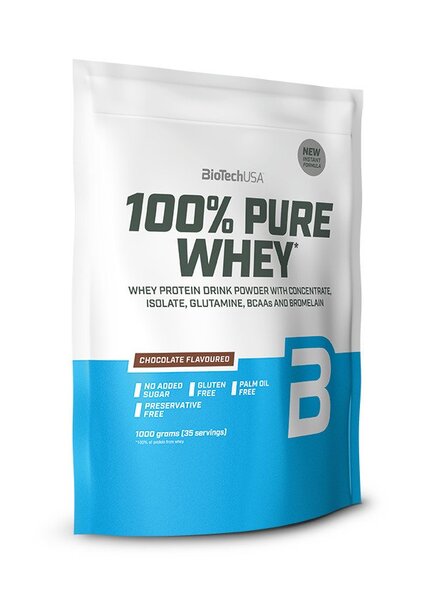 BioTechUSA 100% Pure Whey, Bourbon Vanilla - 1000 grams - Protein at MySupplementShop by BioTechUSA