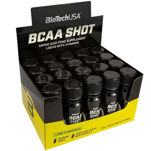 BioTechUSA BCAA Shot, Lime - 20 x 60 ml. - Default Title - Amino Acids and BCAAs at MySupplementShop by BioTechUSA