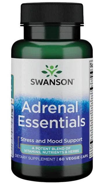 Swanson Adrenal Essentials - 60 vcaps - Health and Wellbeing at MySupplementShop by Swanson