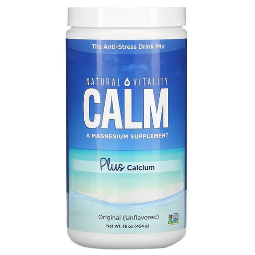 Natural Vitality Natural Calm Plus Calcium Unflavored  454g - Calcium at MySupplementShop by Natural Vitality