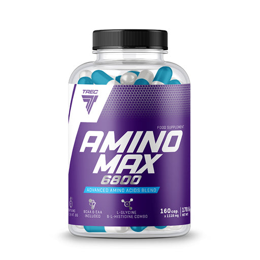 Trec Nutrition Amino Max 6800 - 160 caps - Default Title - Amino Acids and BCAAs at MySupplementShop by Trec Nutrition